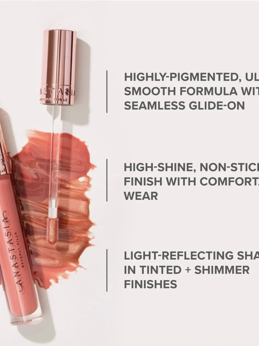 NWOB Anastasia Beverly Hills -Universal Luminous Tinted Lip Gloss - COTTON CANDY